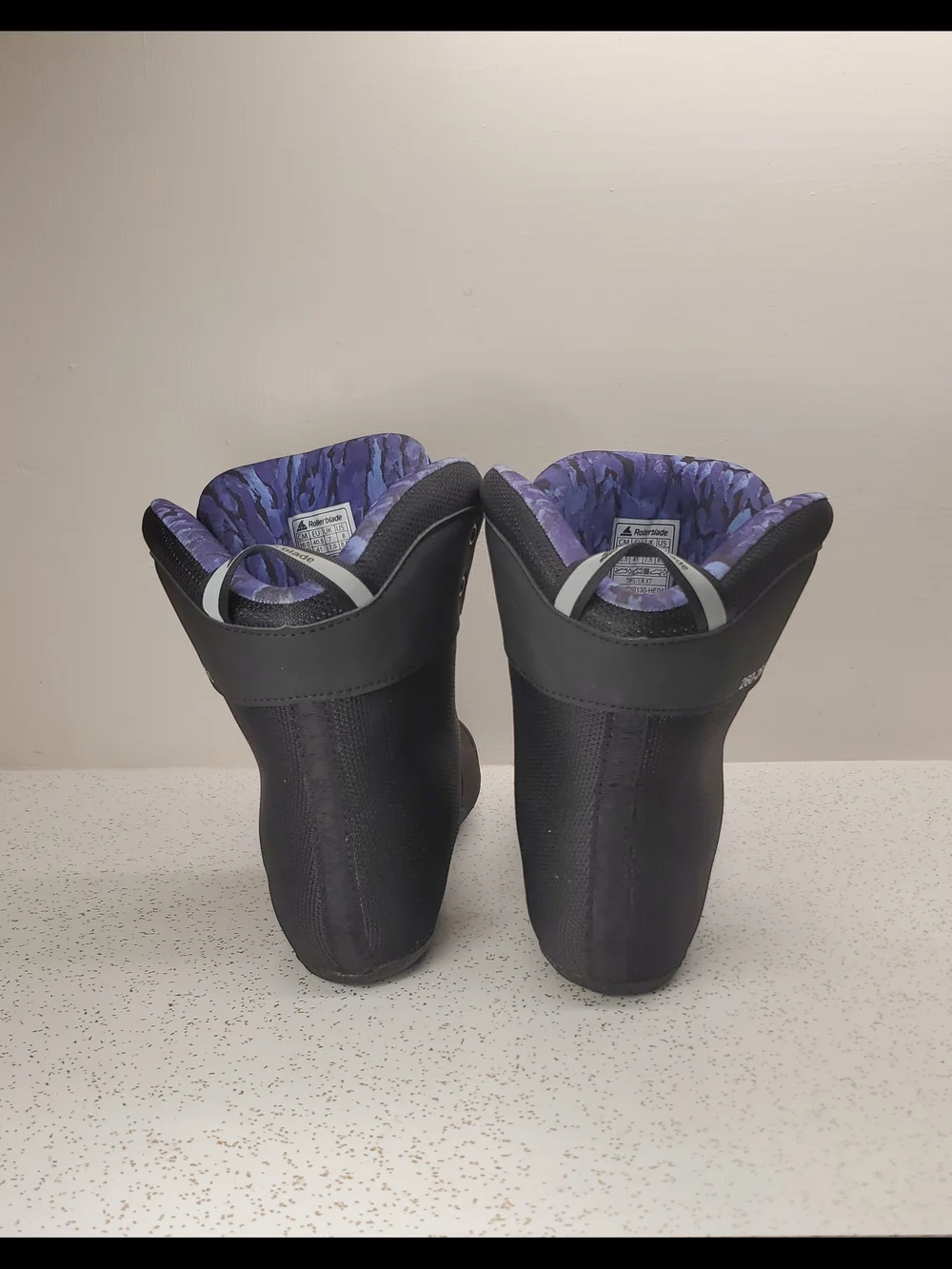 Rollerblade Twister XT Liner Insert Boot Size 8 EU 40.5 - 41 Black & Purple